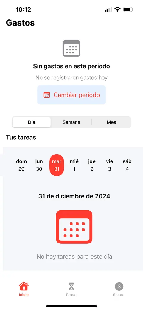 Control TODO — resumen diario de tareas y finanzas